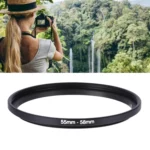 55mm-58mm Lens Stepping Ring(Black) - Image 6