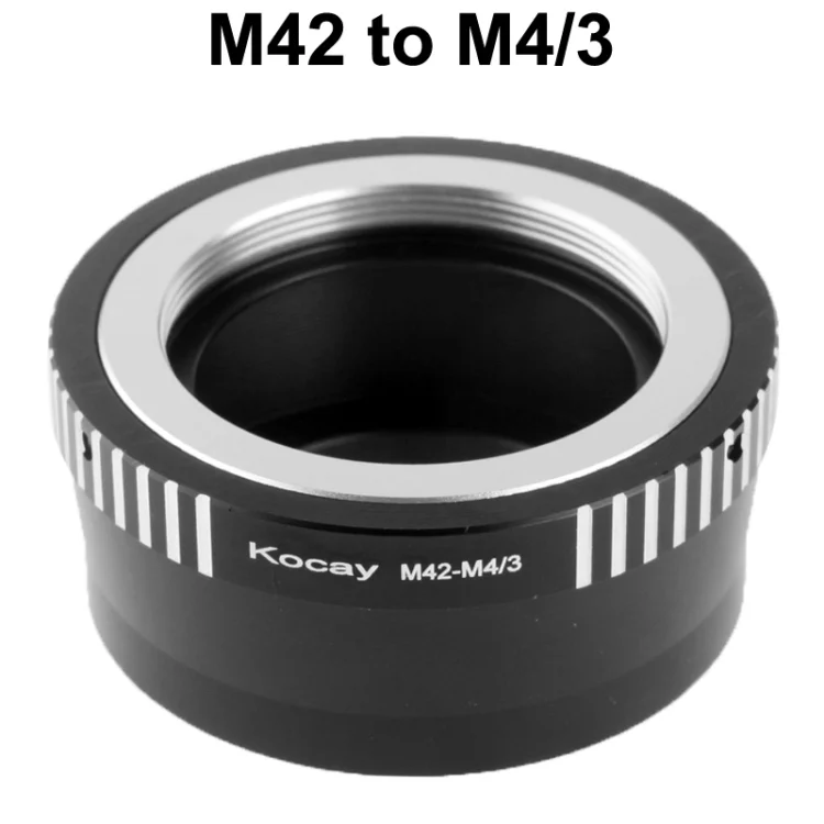 S-DLP-0862_1.webp M42 Lens to M4/3 Lens Mount Stepping Ring(Black) - Image 2