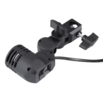 E27 AC Socket Studio Light Mount Stand Umbrella Holder(Black) - Image 3
