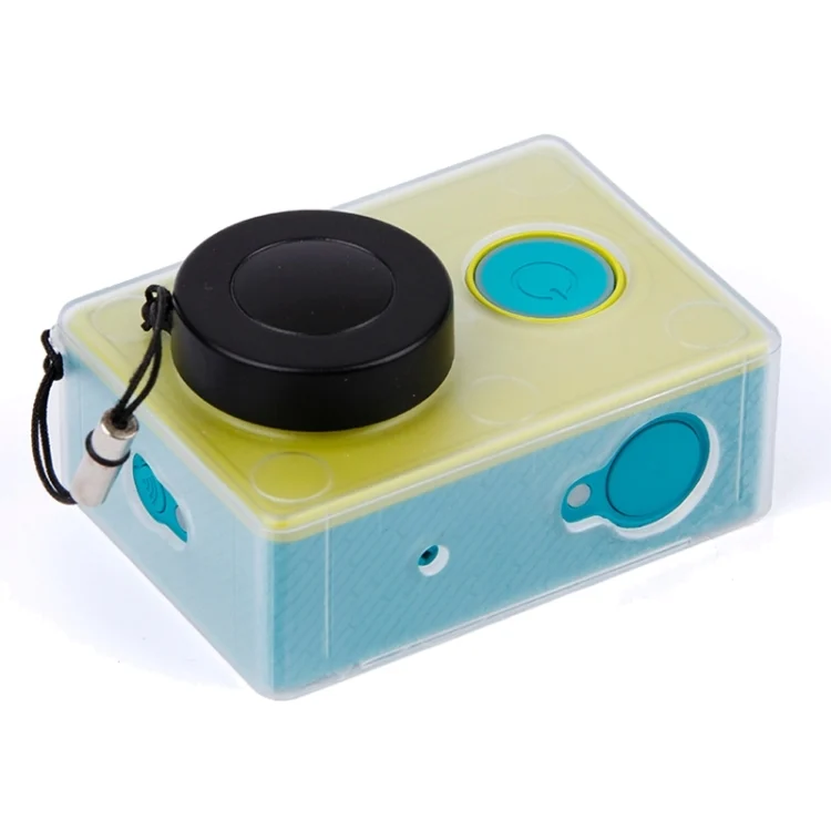 S-DLP-1246T_3.webp Ultrathin Transparent Protective Case with Lens Cap Cover for Xiaoyi Sport Camera - Image 4