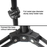 68cm-200cm Height Professional Photography Aluminum Lighting Stand for Studio Flash Light(Black) - Image 5