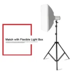 68cm-200cm Height Professional Photography Aluminum Lighting Stand for Studio Flash Light(Black) - Image 8
