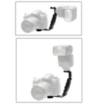 Universal Professional Flash Metal Bracket Mount for DSLR Digital Camera / Camera - Image 7