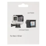 Ultra Clear LCD Screen Protector + Housing Glass Lens Protector Film for GoPro HERO4 Silver Camera - Image 7