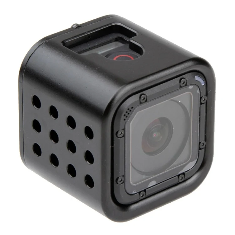 S-DLP-3101B_2.webp Housing Shell CNC Aluminum Alloy Protective Cage with Insurance Back Cover for GoPro HERO5 Session /HERO4 Session /HERO Session - Image 3