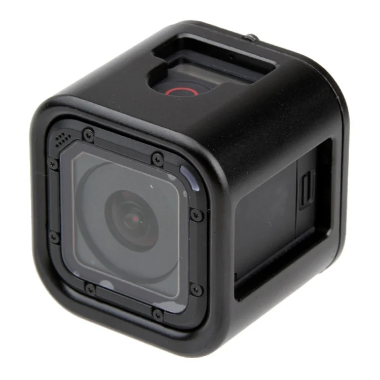 S-DLP-3101B_3.webp Housing Shell CNC Aluminum Alloy Protective Cage with Insurance Back Cover for GoPro HERO5 Session /HERO4 Session /HERO Session - Image 4