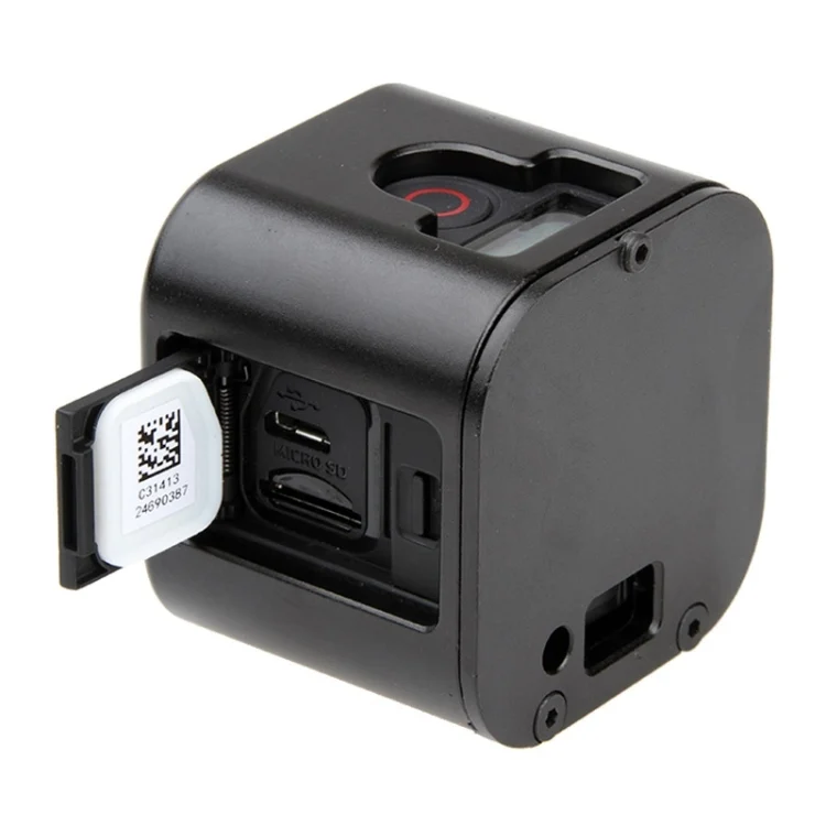 S-DLP-3101B_4.webp Housing Shell CNC Aluminum Alloy Protective Cage with Insurance Back Cover for GoPro HERO5 Session /HERO4 Session /HERO Session - Image 5