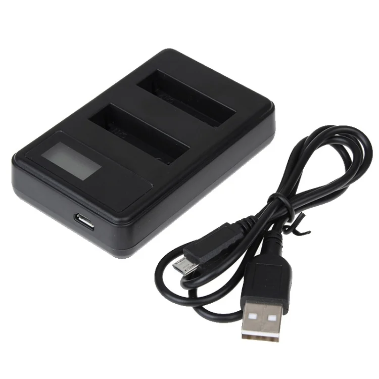 S-DLP-3142_5.webp LCD Screen Dual Batteries Charger for GoPro HERO4 (AHDBT-401), Displays Charging Capacity (GP258-C) - Image 6
