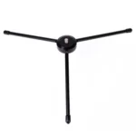 Portable Folding Metal Tripod for PULUZ Action Sports Cameras Jaws Flex Clamp Mount for GoPro, Insta360, DJI and Other Action Cameras - Image 2