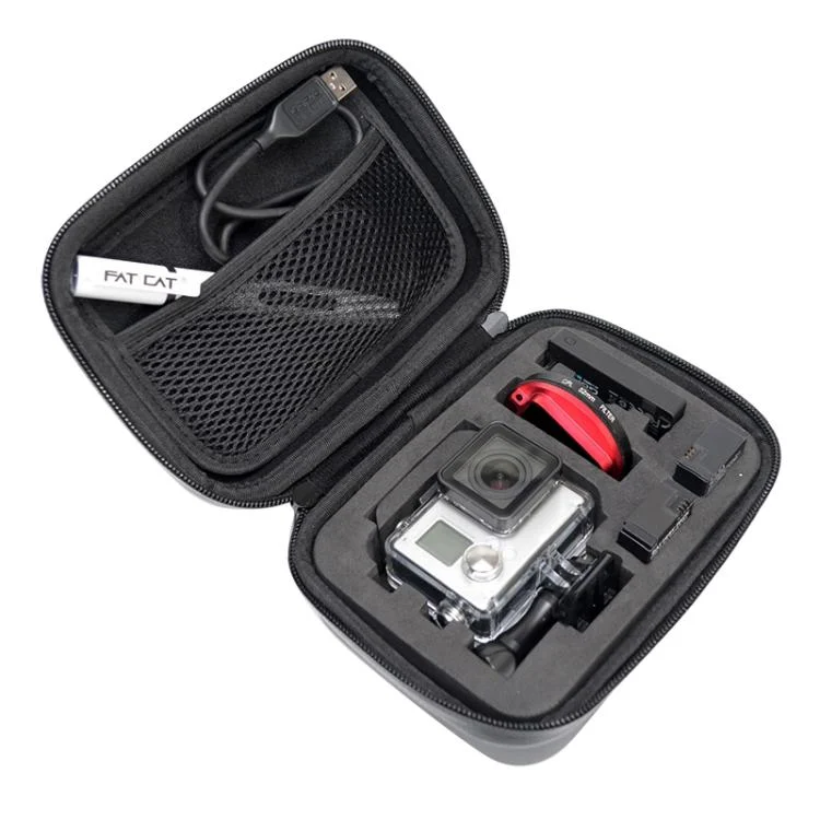 S-DLP-5263_5.webp Shockproof Waterproof Portable Travel Case for GoPro, Insta360, DJI and Other Action Cameras Accessories, Size: 16cm x 12cm x 7cm - Image 6