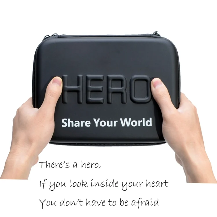 S-DLP-5264_8.webp Shockproof Waterproof Portable Travel Case for GoPro, Insta360, DJI and Other Action Cameras Accessories, Size: 22cm x 16cm x 7cm - Image 9