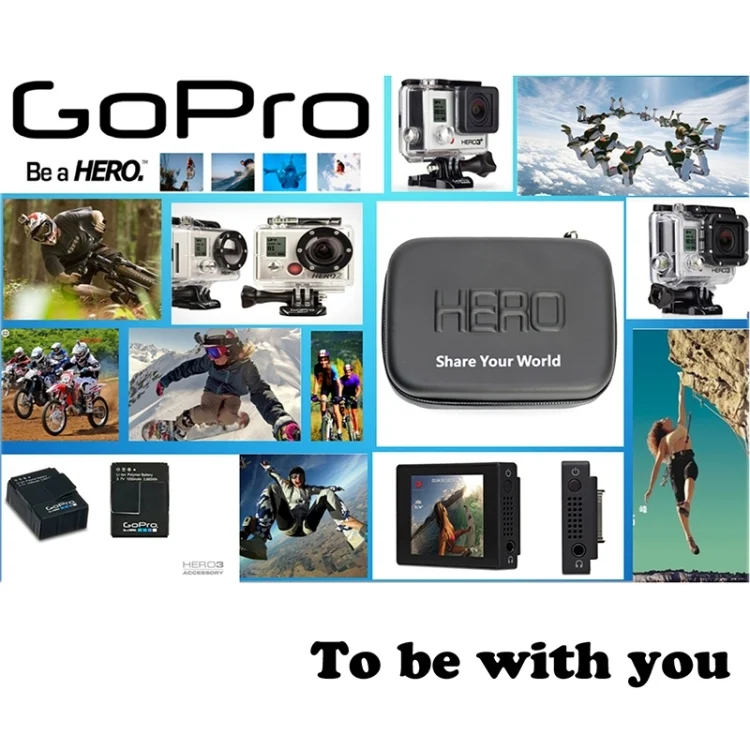 S-DLP-5264_9.webp Shockproof Waterproof Portable Travel Case for GoPro, Insta360, DJI and Other Action Cameras Accessories, Size: 22cm x 16cm x 7cm - Image 10