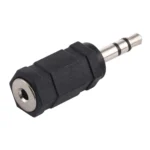 3.5mm Male to 2.5mm Female Audio Adapter(Black) - Image 2