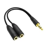 3.5mm Male to Dual 3.5mm Female Earphone Splitter adapter, Length: Approx 25cm - Image 2