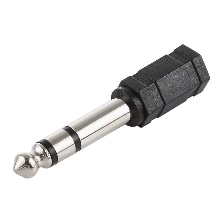 S-EP-308_1.webp 6.35mm Male to 3.5mm Stereo Jack Adaptor Socket Adapter(Black) - Image 2