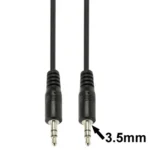 Aux cable , 3.5mm Male Mini Plug Stereo Audio Cable, Length: 5m - Image 2