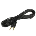 Aux Cable, 3.5mm Male Mini Plug Stereo Audio Cable, Length: 5m (Black + Gold Plated Connector) - Image 3