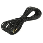 Aux Cable, 3.5mm Male Mini Plug Stereo Audio Cable, Length: 10m (Black + Gold Plated Connector) - Image 3