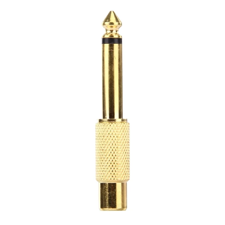 S-EP-320_1.webp Gold Plated 6.35mm Memo Male to RCA Headphone Jack Adapter - Image 2