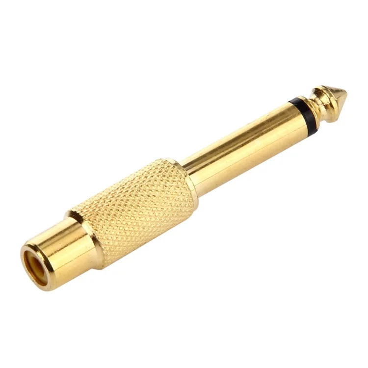 S-EP-320_2.webp Gold Plated 6.35mm Memo Male to RCA Headphone Jack Adapter - Image 3