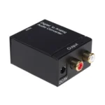 Digital Optical Coax to Analog RCA Audio Converter(Black) - Image 2