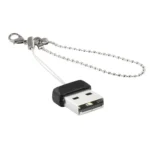 8GB Mini USB Flash Drive with Chain for PC and Laptop - Image 2