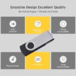 32GB Twister USB 2.0 Flash Disk(Black) - Image 6