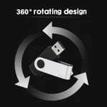 32GB Twister USB 2.0 Flash Disk(Black) - Image 7