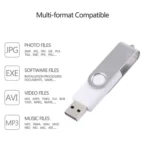 64GB Twister USB 2.0 Flash Disk(White) - Image 5