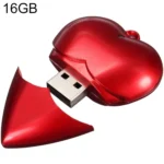 16GB Heart style USB Flash Disk(Red)