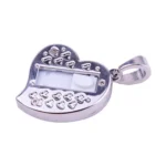 Silver Heart Shaped Diamond Jewelry USB Flash Disk, Special for Valentines Day Gifts - Image 3