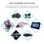 Silver Heart Shaped Diamond Jewelry USB Flash Disk, Special for Valentines Day Gifts - Image 5