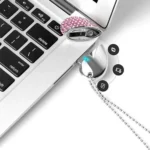 Heart Shaped Diamond Jewelry USB Flash Disk, Special for Valentines Day Gifts - Image 5