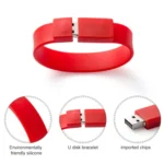 16GB Silicon Bracelets USB 2.0 Flash Disk(Pink) - Image 4