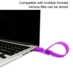 2GB Silicon Bracelets USB 2.0 Flash Disk(White) - Image 5