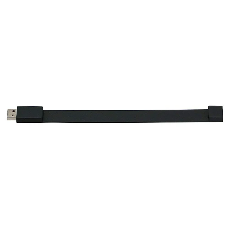 S-FD-03029_2.webp 2GB Silicon Bracelets USB 2.0 Flash Disk(Black) - Image 3