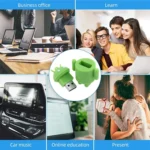 8GB Android Robot Style USB Flash Disk (Green) - Image 7