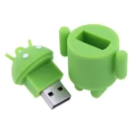 16GB Android Robot Style USB Flash Disk (Green) - Image 4