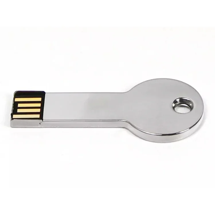 S-FD-11873_2.webp Silver Metal Key Style USB 2.0 Flash Disk (16GB)(Silver)(Silver) - Image 3