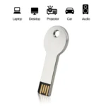 Metal Series Mini USB 2.0 Flash Disk with Keychain (4GB) - Image 5