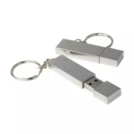 Metallic on Key Ring Style USB 2.0 Flash Disk (16GB) - Image 2