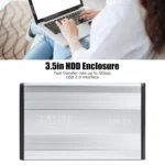 3.5 inch HDD External Case, Support IDE Hard Drive, EU Plug - Image 8