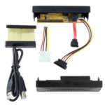 High Speed 3.5 inch HDD SATA & IDE External Case,Support USB 2.0(Silver) - Image 7