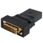 360 Degree Rotation Gold Plated DVI 24+1 Pin Male to 19 Pin HDMI Female Adapter - Image 3