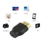 Gold Plated HDMI 19 Pin Male to Micro HDMI Female Adapter(Black) - Image 3