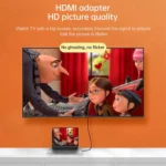 Gold Plated HDMI 19 Pin Male to Micro HDMI Female Adapter(Black) - Image 5