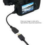 17cm Gold Plated Mini HDMI Male to HDMI 19 Pin Female Cable(Black) - Image 5