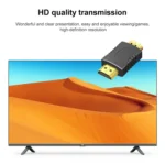 Gold Plated HDMI 19 Pin Male to HDMI 19 Pin Male Adapter, Support Full HD 1080P(Black) - Image 3