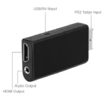 Mini PS2 to HDMI Box Audio Video Digital Converter Adapter - Image 3