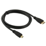 1m Mini HDMI Male to Micro HDMI Male Adapter Cable - Image 2